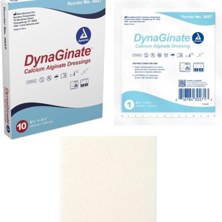 Calcium Alginate Dressing, 4.25" x 4.25"