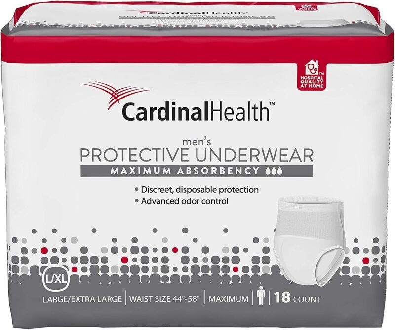 Pull Ups/ Underwear Men's Protective Large/Extra Large,  Maximum Absorbency Cardinal Health - Image 2