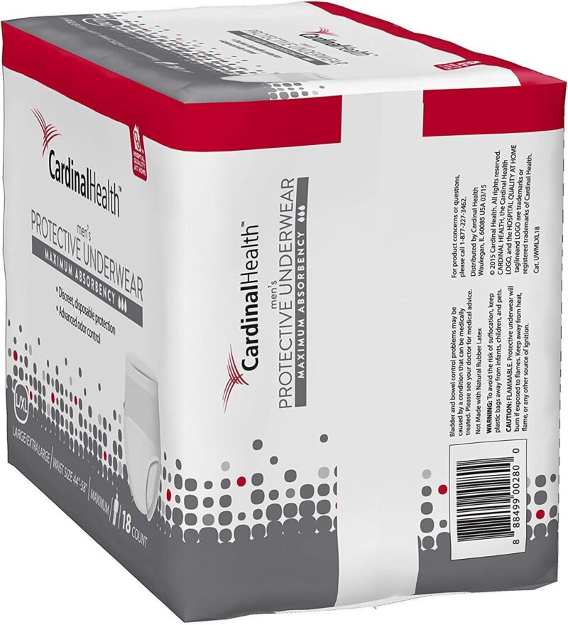 Pull Ups/ Underwear Men's Protective Large/Extra Large,  Maximum Absorbency Cardinal Health - Image 5
