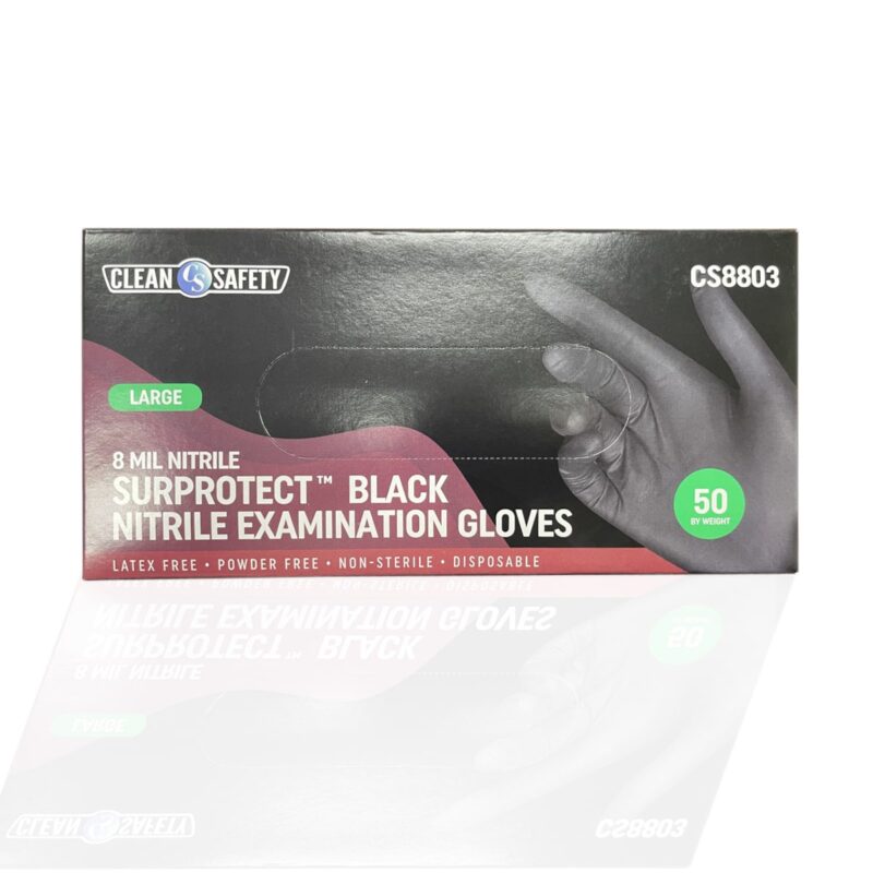 Gloves 8 Mil Nitrile Powder-Free Examination Gloves Surprotect Clean Safety - Image 2