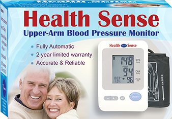 Blood Pressure Monitor Upper Arm Health Sense Home Aide