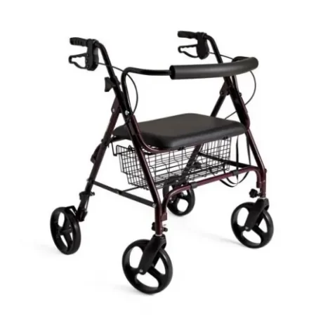 Extra Heavy Duty Aluminium Rollator- Wt limit 400 lbs