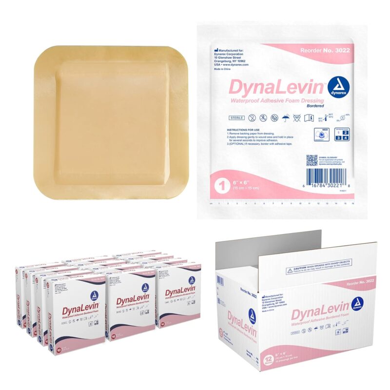 Waterproof Adhesive Bordered Foam Dressings DynaLevin - Image 2
