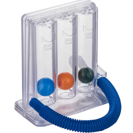 Deep Breathing Lung Exerciser Spirometers (3-Ball System)
