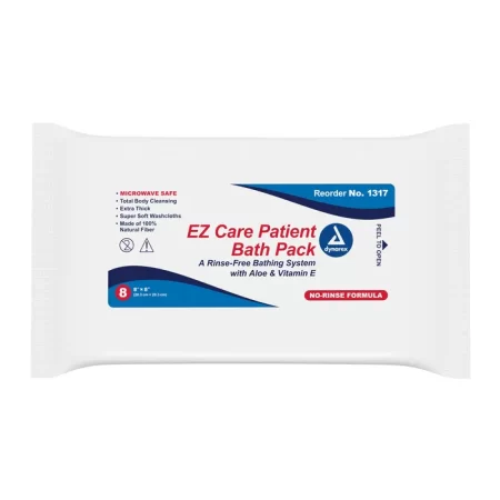Patient Bath Packs EZ Care - 8in X 8in