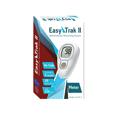 Blood Glucose Monitoring System Easy Trak II Home Aide