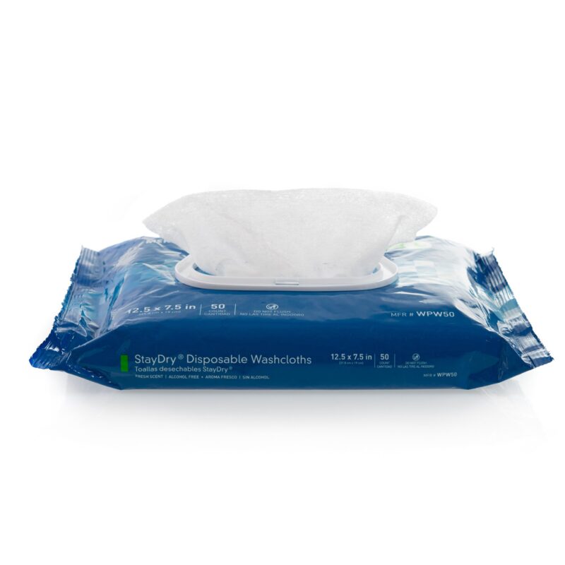 Personal Cleansing Wipe StayDry Soft Pack Mckesson - Image 2