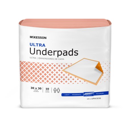 Underpad/Bedpad/Chux Fluff / Polymer Disposable Heavy Absorbency McKesson Ultra