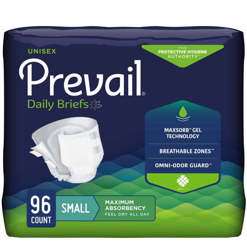 Brief Unisex Adult Incontinence, Small - Prevail